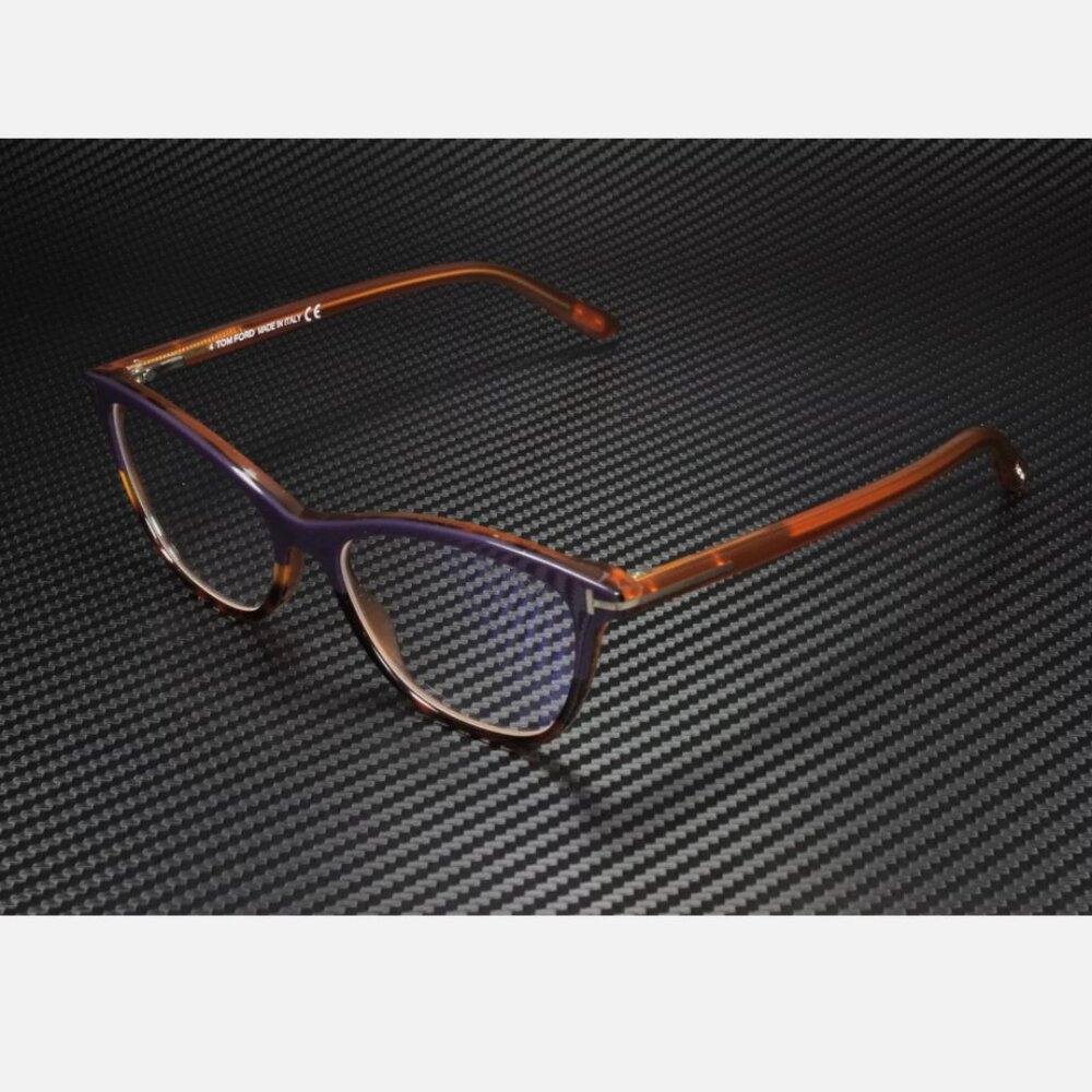 Tom Ford Havana Clear Women's Eyeglasses 52mm